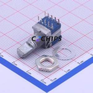 SRBM121300 Rotary Encoder Through hole Component (THT),10x12.5mm Switch - Product Image 2