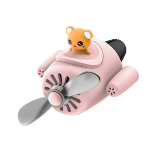 Petit Ours Moderne Mignon Avion <span class=keywords><strong>Volant</strong></span> Décoration de Ventilation de Voiture 3 Pièces Comprimés de Parfum Inclus Clip de Désodorisant de Voiture d'Aromathérapie - Product Image 6