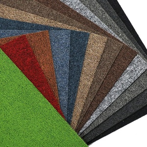 Piastrelle per Pavimenti in Moquette Autoadesive Grigie in PP <span class=keywords><strong>di</strong></span> Alta Qualità per Uffici Commerciali 50x50 - Product Image 5