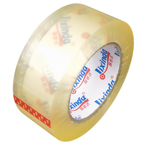 Cinta de embalaje transparente Lixinda de 48 mm de ancho y alta viscosidad para sellado exprés, uso en comercio electrónico, fábrica y oficina - Product Image 1