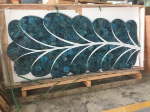 2025 sáng bán quý đá quý đá quý apatite <span class=keywords><strong>slab</strong></span> cho tường trần sàn cầu thang Tabletop Vanity - Product Image 2