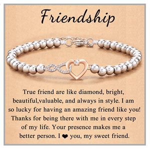 Braccialetto di perle d'argento da donna alla moda per i regali di San Valentino - Product Image 6