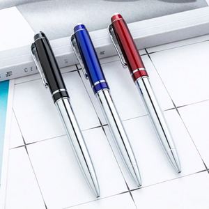 New Multi-Color 1.0Mm Custom Logo Hotel & Bank Business Gift Twist-Action Metal Ballpoint <b>Pen</b> - Product Image 1