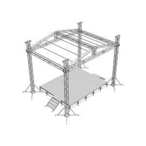 Système de treillis de scène extérieur en aluminium, treillis portable, base de fabrication de treillis, treillis de scène en aluminium pour <span class=keywords><strong>concert</strong></span> - Product Image 5