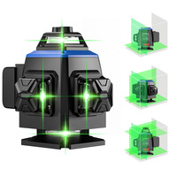 Niveau laser 16 lignes 4D auto-nivelant 360° rotatif pour extérieur et intérieur