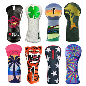 Wholesale Custom Logo Golf Headcovers Golf Driver <b>Putter</b> Iron Headcovers Bulk Golf <b>Head</b> <b>Covers</b> - Product Image 3