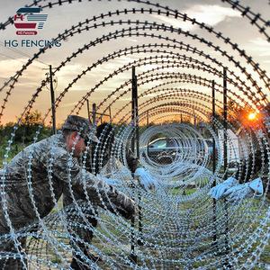 <span class=keywords><strong>Alambre</strong></span> de púas de concertina <span class=keywords><strong>galvanizado</strong></span> antiescalada barato directamente de fábrica - Product Image 3