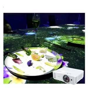 3D Holographic Large Screen Immersive Interactive Projection System For Restaurant