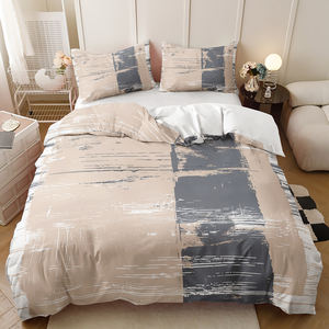 <span class=keywords><strong>ชุด</strong></span>เครื่องนอนที่สามารถปรับแต่งได้พิมพ์ดิจิตอล3D รูปทรงเรขาคณิตที่เรียบง่าย<span class=keywords><strong>ชุด</strong></span>ปลอกผ้านวมนุ่มสบาย - Product Image 6