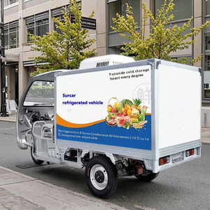 <span class=keywords><strong>Bici</strong></span> Cargo elettrica <span class=keywords><strong>a</strong></span> <span class=keywords><strong>tre</strong></span> <span class=keywords><strong>ruote</strong></span> con cabina congelata sistema di raffreddamento per la consegna del ghiaccio tutto in un triciclo più fresco - Product Image 1