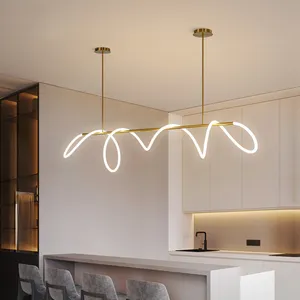 Luminaires suspendus modernes à led ronds en silicone, style nordique, inclinable, moderne, 360 degrés, offre spéciale
