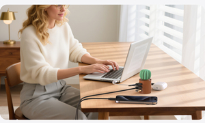 Xương rồng hình <span class=keywords><strong>USB</strong></span>-C <span class=keywords><strong>Hub</strong></span> với RGB ánh sáng-4-in-1 Multiport Adapter, 100 wát PD sạc, mới lạ bàn trang trí nội thất cho sử dụng trong nhà - Product Image 5