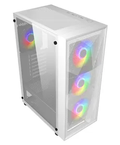 Greenleaf Tempered Glass Itx Case Spcc 0.45mm Micro Atx Case 7 Pci Slots Computer Cases & Towers