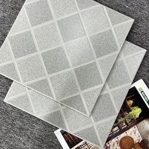 Gạch Lát Sàn Phòng Tắm Bằng Gốm Sứ Mộc Mạc Họa Tiết Lưới Màu Xám Xi Măng Mờ 30X30 Cm - Product Image 4