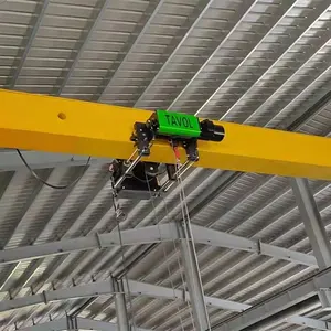 Diskon Besar Jembatan Derek Tipe Eropa Light Duty EOT Single Girder Overhead Crane 5 Ton 10 Ton