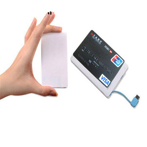 Power Bank <span class=keywords><strong>Portatile</strong></span> Personalizzato da 2500mAh Ultra Sottile Formato Carta di Credito con <span class=keywords><strong>Batteria</strong></span> Li-Polimero, Mini Powerbank <span class=keywords><strong>per</strong></span> <span class=keywords><strong>Smartphone</strong></span> - Product Image 2