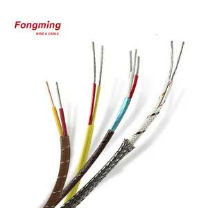 Cable de extensión para termopar tipo JX, tipo k, compensación para termopar