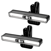 Lampe solaire à détecteur de mouvement à clipser pour extérieur, avec batterie, étanche, LED, 4 modes, intensité réglable, pour clôture, cour, patio