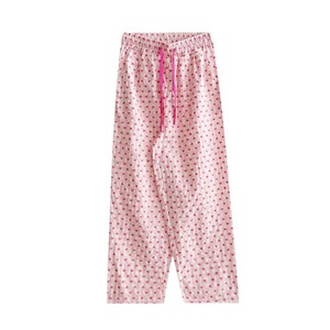Pijamas de Mujer 100% Algodón, Pantalones Divertidos para Dormir, Ropa de Dormir Holgada, Sólida, Informal, de Punto, para Primavera y Otoño - Product Image 2