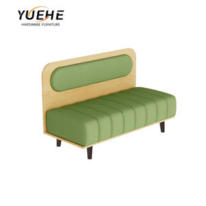 Custom Jabanese 4 plazas de madera contrachapada HPL lindo stand sofá y mesa para sushi <span class=keywords><strong>Lamian</strong></span> fideos <span class=keywords><strong>restaurante</strong></span> café - Product Image 3