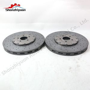 OE 9P1615301J 9P1615302J Rotor de disque de frein en céramique de carbone modifié automatique 350*34mm pour Porsche 911 <span class=keywords><strong>Carrera</strong></span> S Carbriolet - Product Image 6