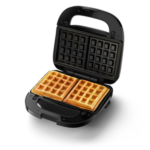 3in1 Điện 2-<span class=keywords><strong>Slice</strong></span> ăn sáng nướng bánh mỳ Waffle Sandwich Maker có thể tháo rời thép không gỉ nướng hoán đổi cho nhau cho hộ gia đình sử dụng - Product Image 4