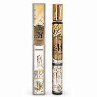 Crème Ivoire Her & Him EDP Spray avec Capuchon Doré et Présentoir – Idéal pour la Plage, les Festivals, les Réceptions et les Fêtes – Tenue Longue Durée