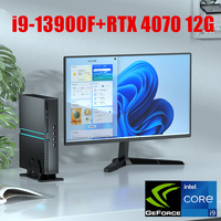 Mini PC de jeu Topton I9 13900F RTX 4070 12G/4060Ti 3050 8G Ordinateur de jeu I7-13700F I5 13400F PCIE4.0 PC de bureau WiFi6