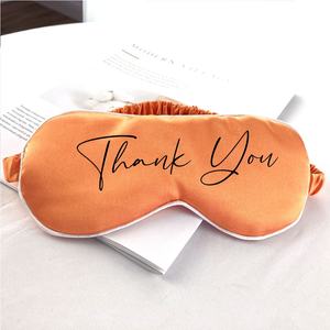 OEM di lusso in morbido raso di seta maschera per gli occhi per le donne vendita calda Logo personalizzato colori 135 alla moda maschere per gli occhi con fascia <span class=keywords><strong>elastica</strong></span> - Product Image 3