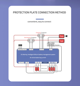 JK BMSリレーlifepo42a 5aスマートbms500a600aバランスボード<span class=keywords><strong>12v</strong></span> 24v 36v 48v 72v 96v LTOバッテリーアクティブバランサー (Bluetooth付き) - Product Image 5