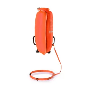 PVC Swim Buoy Safety Float Air Bag Tow Float Swimming Inflatable Flotation Bag 37*72cm High-frequency PE Bag S90046 13KG ADS