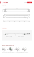 Alimentation NFC à démarrage progressif, non dimmable, à tension constante, contrôleur LED, pilote LED, édition intelligente NFC, 100W