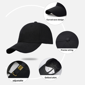 Custom Logo Designer <strong>Plain</strong> Blank Adjustable Advertising <strong>Baseball</strong> <strong>Cap</strong> Hat Printing Embroidery Pattern Sports Gorras 6 5 Panel <strong>Cap</strong> - Product Image 3