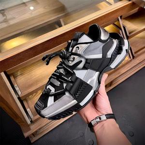 <span class=keywords><strong>Zapatos</strong></span> Deportivos Transpirables con Suela Gruesa y Elevada, Estilo Europeo, Estación París, Parte Superior <span class=keywords><strong>de</strong></span> Cuero Genuino, Suela <span class=keywords><strong>de</strong></span> Goma - Product Image 4