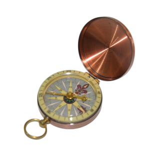 Brújula de Bolsillo Metálica Antigua, Ligera, Portátil, Luminosa, Estilo Náutico, para Navegación y Exploración al Aire Libre - Product Image 6