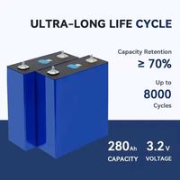 Batterie à semi-conducteurs Lifepo4 280Ah 3.2V 8000 cycles PV/système de stockage d'énergie domestique pologne allemagne stock ue système solaire domestique