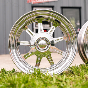 Rines GTP Forged Billet 17x11 18x11 20x11 5x5 5x127 Pulidos con Borde Convencional para Camionetas Chevy C1500 GMC Sierra OBS - Product Image 3