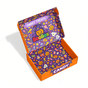 Emballage personnalisé pour confiseries et produits alimentaires pour marques en ligne, option boîte pliante en carton ondulé B/E, OEM - Product Image 2