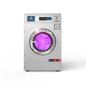 2022 New style full automatic self service coin and card operated commercial washing machine