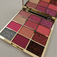 Palette de fards à paupières individuels 12 couleurs au choix, vente en gros d'usine, fard à paupières haute couture personnalisé