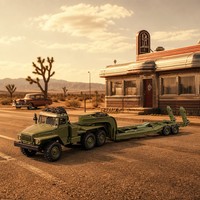 Camion tracteur utilitaire classique 6x6 avec remorque, voiture RC 3 canaux 2,4 GHz, ABS + métal, chargeur inclus, 30 min d'autonomie, cadeau pour les amateurs