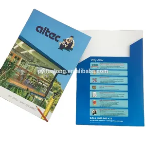 Custom A4 school supplies portfolio folder presentation printing