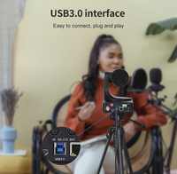 Caméras de conférence PTZ 1080p60 avec zoom optique 12x, suivi IA, NDI pour diffusion en direct d'églises et vidéoconférence