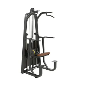 Máquina de treinamento de ginástica para exercícios indoor, máquina de mergulho/assistência de queixo, máquina de mergulho com pino