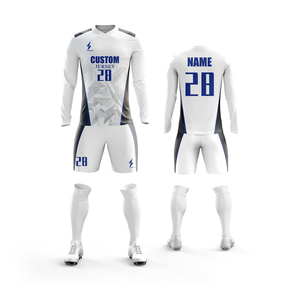 Camiseta de Fútbol Personalizada de Manga Larga 25/26, 100% Poliéster, Sublimación, Traje de Entrenamiento de Fútbol, <span class=keywords><strong>Ropa</strong></span> de Fútbol para <span class=keywords><strong>Portero</strong></span> - Product Image 4