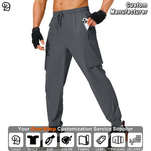 Pantalons cargo de randonnée pour hommes personnalisés, légers, à séchage rapide, résistants à l'eau, pantalons de jogging, de sport, de plein air, de camping, de voyage, d'entraînement - Product Image 2