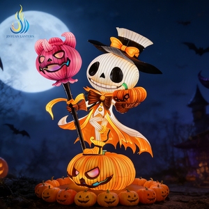 Lanterne Citrouille Fantôme Personnalisée Faite à la Main, Étanche, pour <span class=keywords><strong>Halloween</strong></span> – Offre Spéciale - Product Image 5