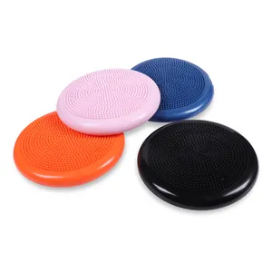 Factory Direct Customized Circle Soft Inflatable Massage Balance Cushion/Disc With Free Pump