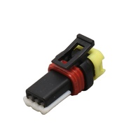 Connecteur Électrique Automobile Femelle Étanche Honha 3 Broches avec Contact en Laiton PA66, Modèle 12V 936527-2