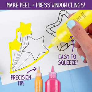 ชุดงานฝีมือสร้างสรรค์ภาพศิลปะบนกระจก Perfect Kraft DIY ระบายสีเองได้ ของขวัญวันเกิด ของเล่นเสริมพัฒนาการสำหรับเด็ก - Product Image 6